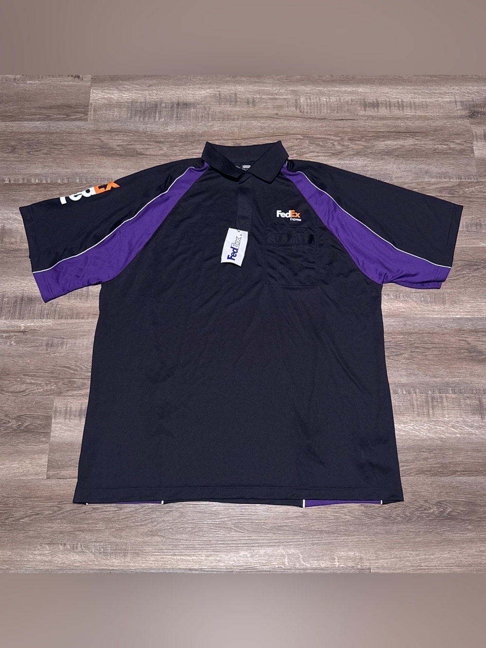 Stan Herman FedEx Express Short Sleeve Polo Shirt Uniform Mens Size 2XL XXL NEW